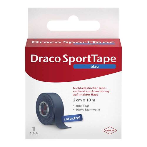 Dracotapeverband 10mx2cm bla - 1