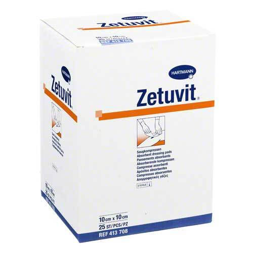 Zetuvit Saugkompresse steril 10x10 cm - 1