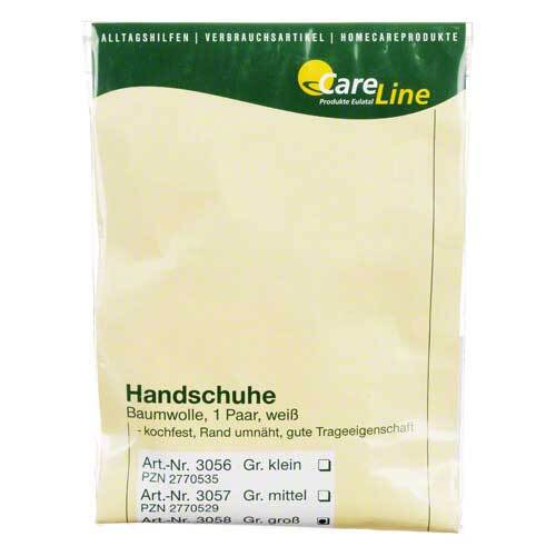 Zwirnhandschuhe Baumwolle gro&szlig; - 1