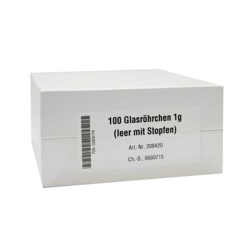 DHU Glasr&ouml;hrchen f&uuml;r Taschenapotheke - 1