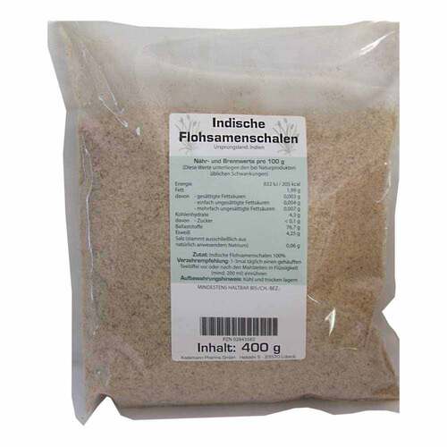 Indische Flohsamenschalen 400g Beutel - 1