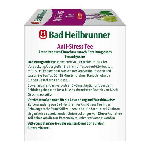 Bad Heilbrunner Tee Anti Stress Filterbeutel - 3