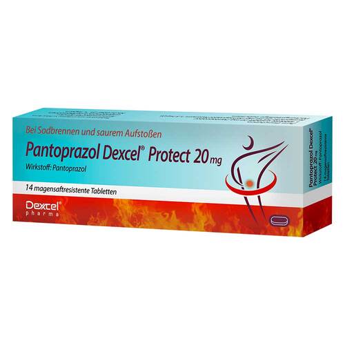Pantoprazol Dexcel Protect 20 mg magensaftresistent Tabletten - 1