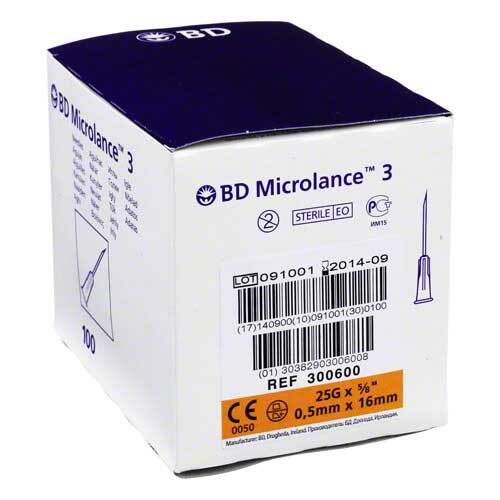 BD Microlance Kan&uuml;le 25 G 5 / 8 0,5x16 mm - 1