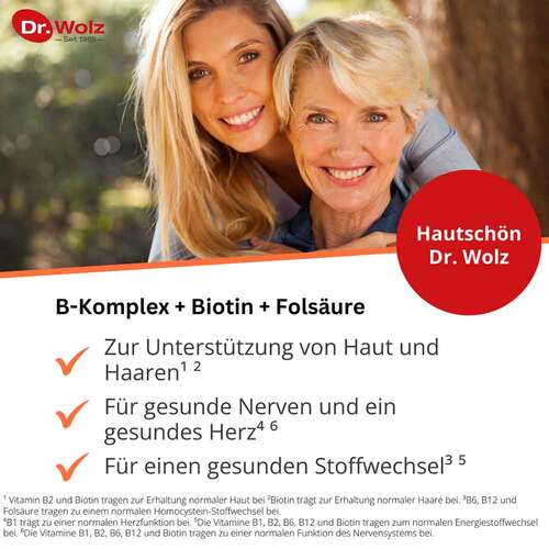 B Komplex + Biotin + Fols&auml;ure Tabletten - 2