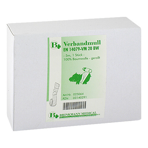 Verbandmull 8fach 5mx10cm Ro - 1