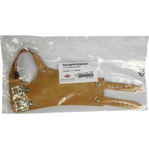 Handgelenkriemen 17 Leder re - 1