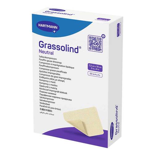 Grassolind Salbenkompressen 7,5x10 cm steril - 1