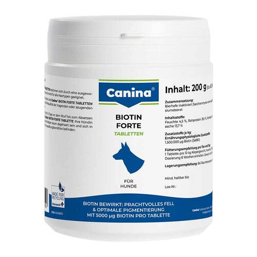 Biotin Forte f&uuml;r Hunde Tabletten - 1