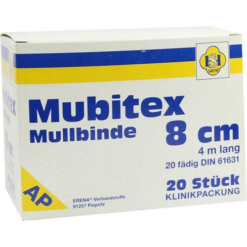 Mubitex Mullbinden 8cm ohne - 1