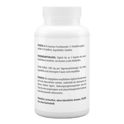 Guarana Pur 500 mg Kapseln - 3