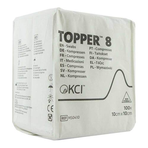 Topper 8 Kompresse unsteril 10x10cm - 1