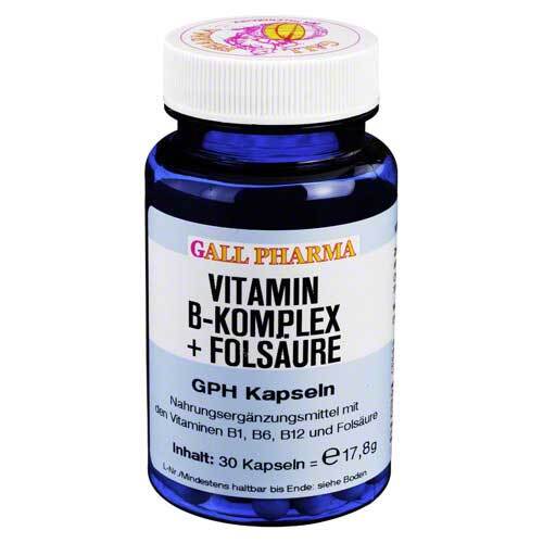Vitamin B Komplex + Fols&auml;ure GPH Kapseln - 1