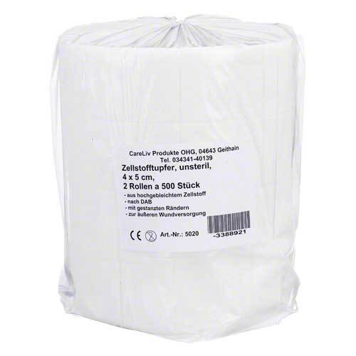 Zellstofftupfer 4x5cm Rolle - 1