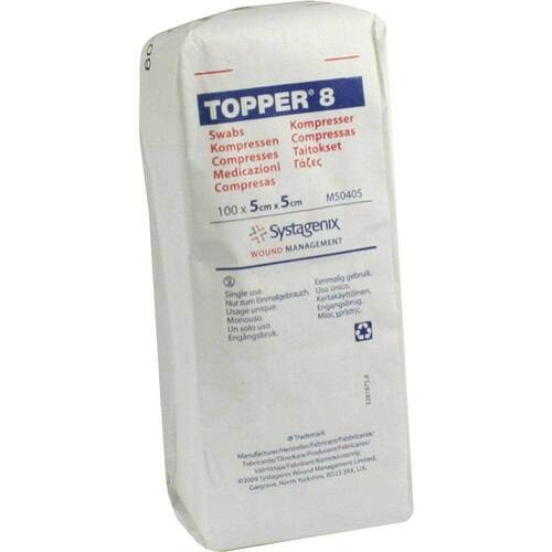 Topper 8 Kompresse unsteril 5x5 cm - 1