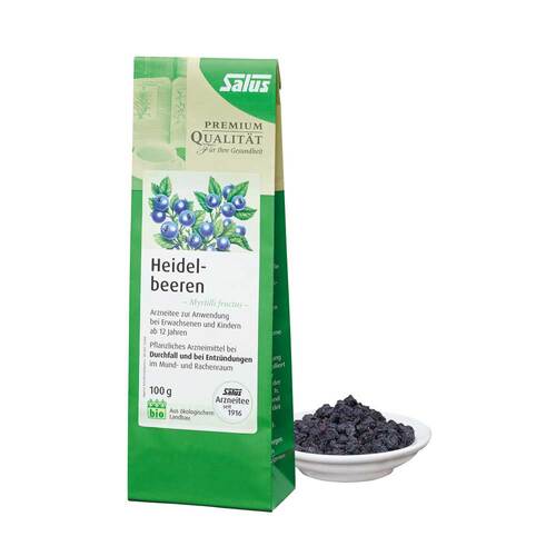 Heidelbeeren Arzneitee Myrtilli fructus bio Salus - 1