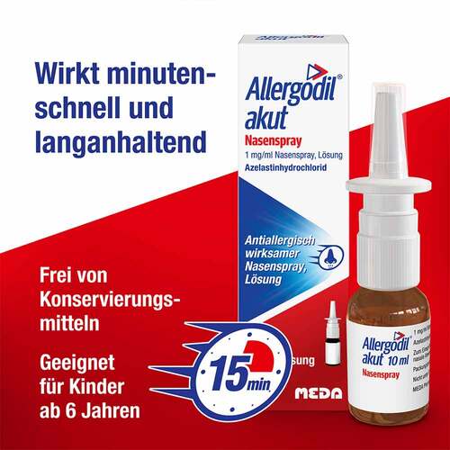 Allergodil akut Nasenspray mit Azelastin - 2