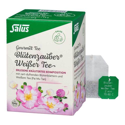Weisser Tee Bl&uuml;tenzauber Beutel Salus - 1