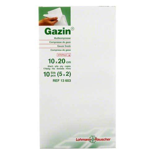 Gazin Kompressen 10x20cm 8fa - 1