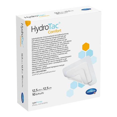 Hydrotac comfort Schaumverband 12,5x12,5 cm steril - 1