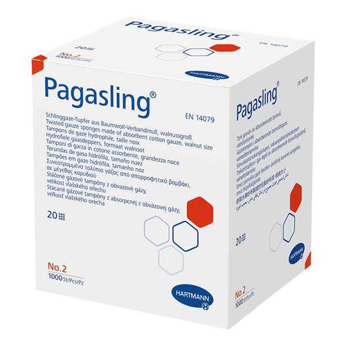 Pagasling Tupfer unsteril Gr&ouml;&szlig;e 2 walnussgro&szlig; - 1