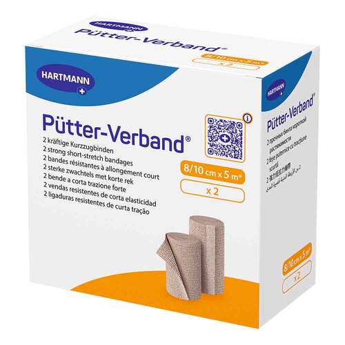 P&uuml;tter Verband 8 / 10 cm x 5 m - 1