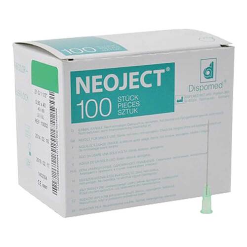 Kan&uuml;len Einmal Neoject Gr&ouml;&szlig;e 2 0,8x40mm - 1