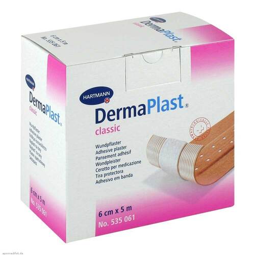 Dermaplast Classic Pflaster 6 cm x 5 m - 1