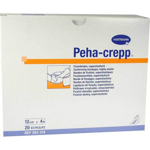 Peha Crepp Fixierbinde 12 cm x 4 m - 1