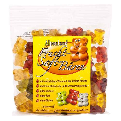 Fruchtsaftb&auml;rchen Alpenland kleine B&auml;ren - 1