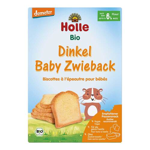 Holle Bio Baby-Zwieback Dinkel - 1