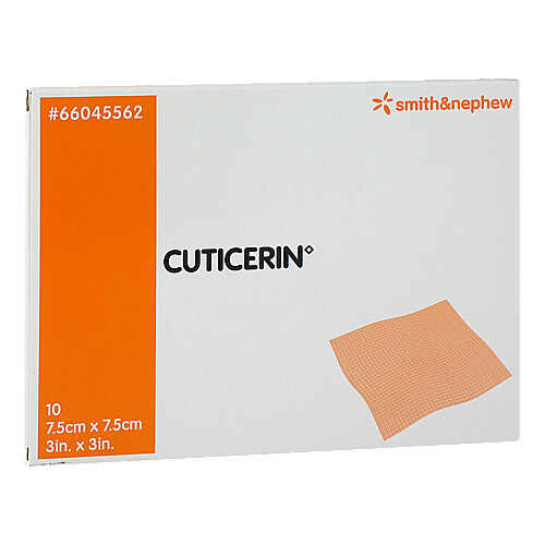 Cuticerin 7,5x7,5 cm Gaze mit Salbenbeschichtung - 1