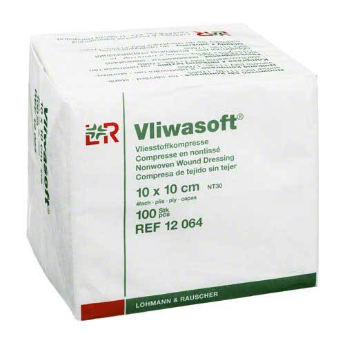 Vliwasoft Vlieskompressen 10x10cm 4-lagig unsteril - 1