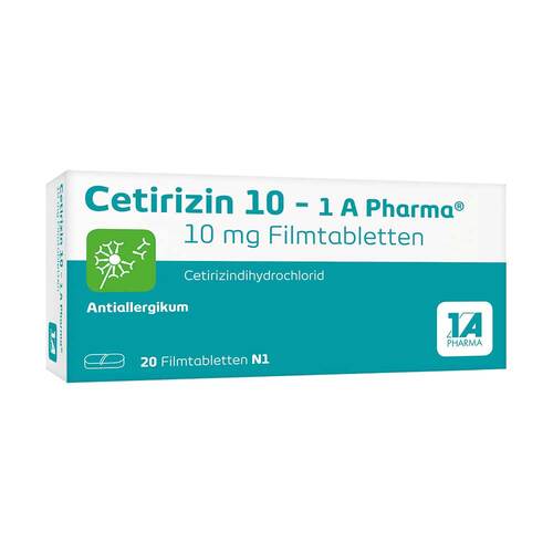 Cetirizin 10 – 1 A Pharma® Filmtabletten - 1