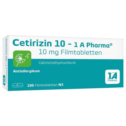 Cetirizin 10 – 1 A Pharma® Filmtabletten - 1