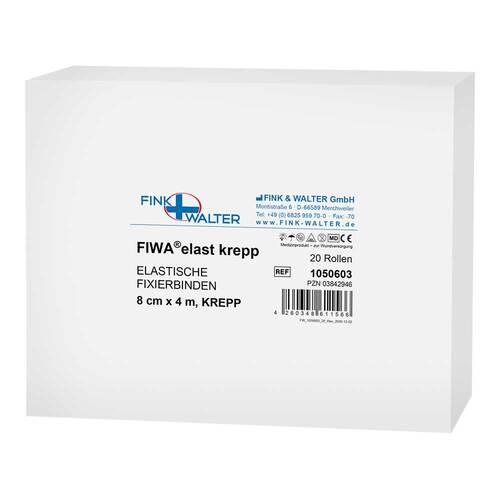 Fixierbinde elastisch weitmaschig 8 cm x 4 m - 1