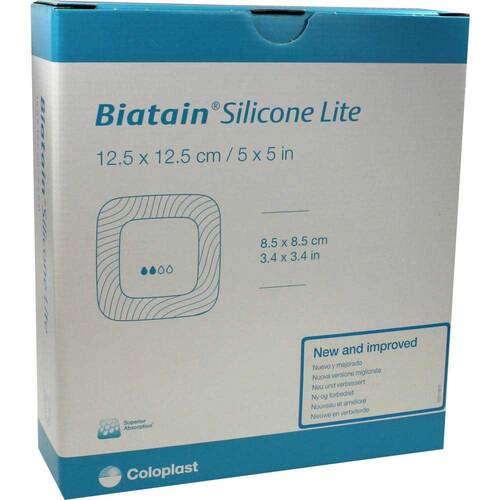 Biatain Silicone Lite Schaumverband 12,5x12,5 cm - 1