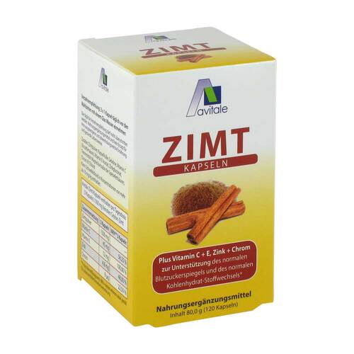 Zimt Kapseln 500 mg + Vitami - 1