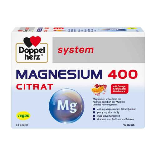 Doppelherz system Magnesium 400 Citrat Granulat - 1