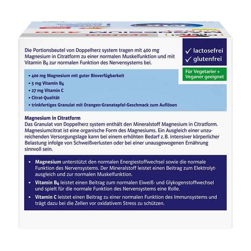 Doppelherz system Magnesium 400 Citrat Granulat - 4