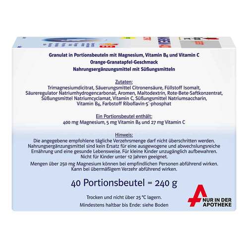 Doppelherz system Magnesium 400 Citrat Granulat - 6