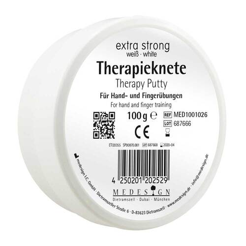 Therapieknete extra strong wei&szlig; - 1