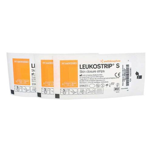 Leukostrip S Wundnahtstreifen 6,4 x 76 mm - 1