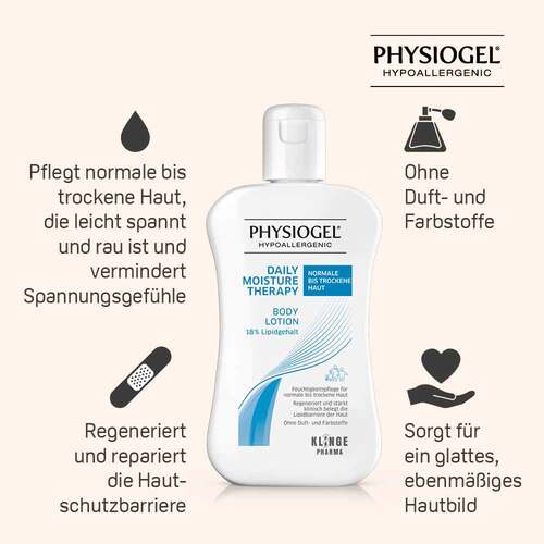 Physiogel Daily Moisture Therapy Body Lotion f&uuml;r normale bis trockene Haut - 3