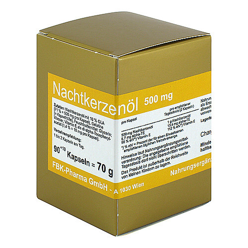 FBK Nachtkerzen&ouml;l 500 mg Kapseln - 1