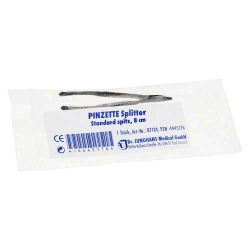 Pinzette Splitter spitz 8 cm - 1