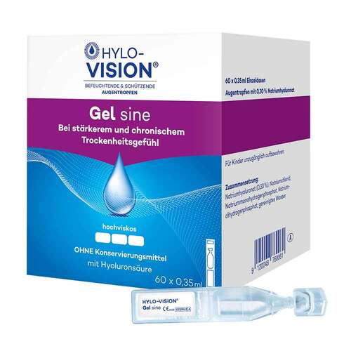 Hylo-Vision Gel sine Einzeldosispipetten - 1