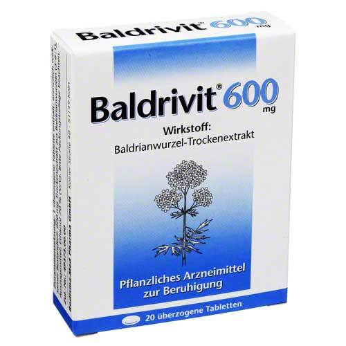 Baldrivit 600 mg &uuml;berzogene Tabletten - 1