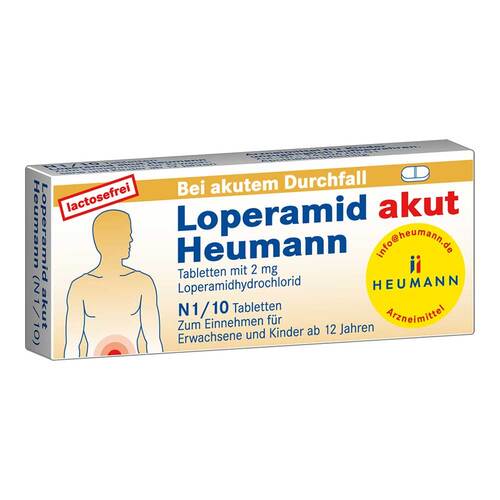 Loperamid akut Heumann Tabletten - 1