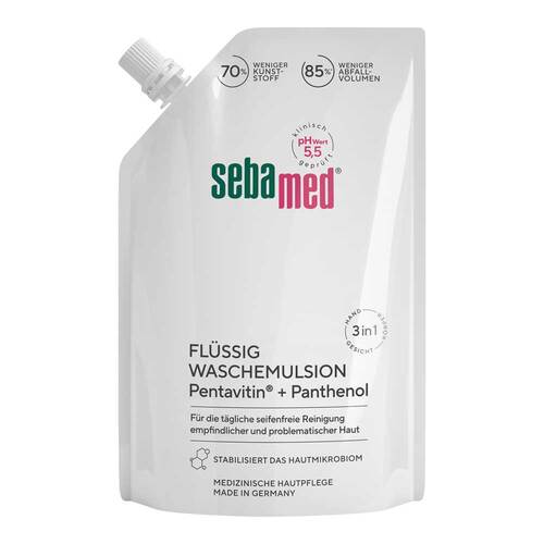 Sebamed fl&uuml;ssig Waschemulsion Nachf&uuml;llpackung - 1